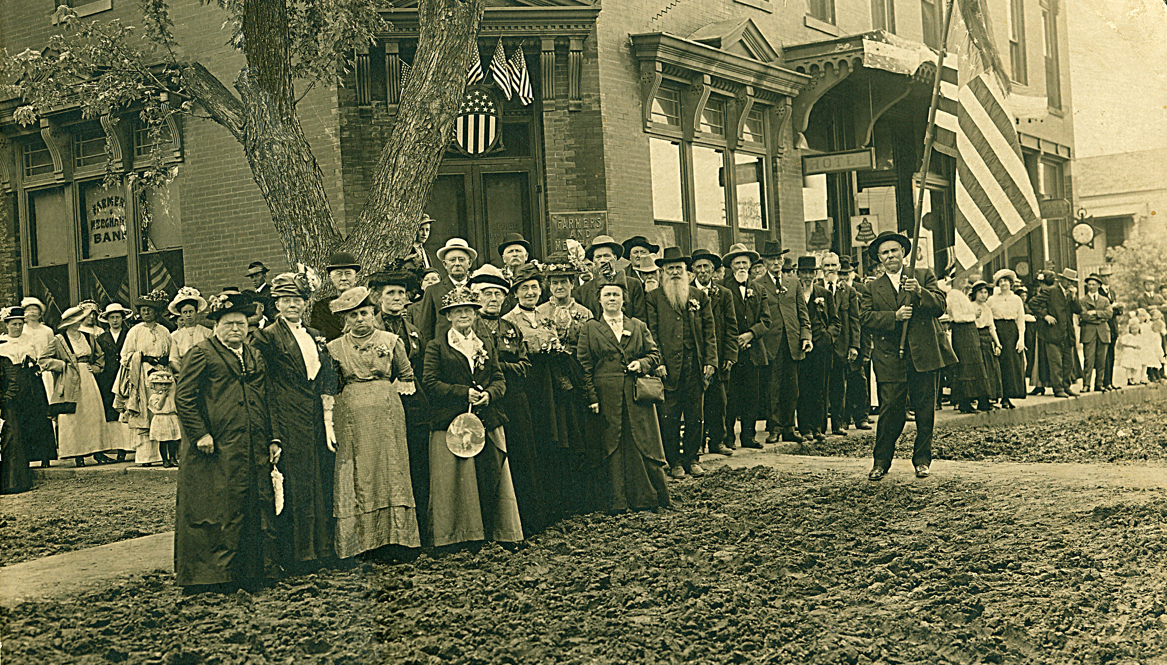 Farmers and Merchants bank in 1883